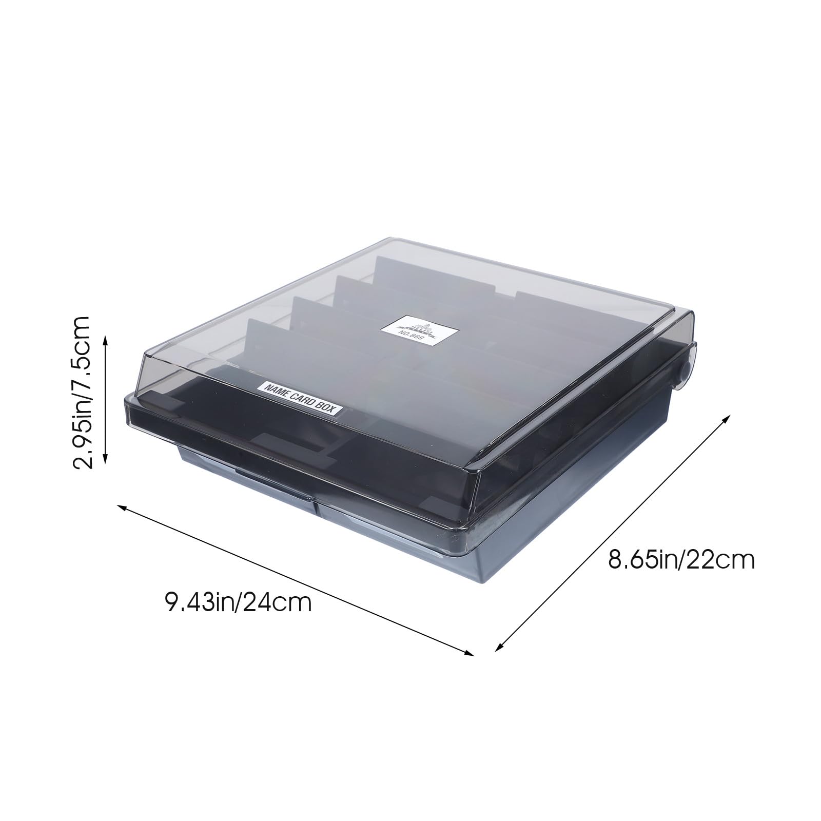MAGICLULU Porta Biglietti da Visita in Abs Organizer da Tavolo per Schede Magnetiche e Tessere, Capacità 1000 Unità, Design Elegante e Professionale