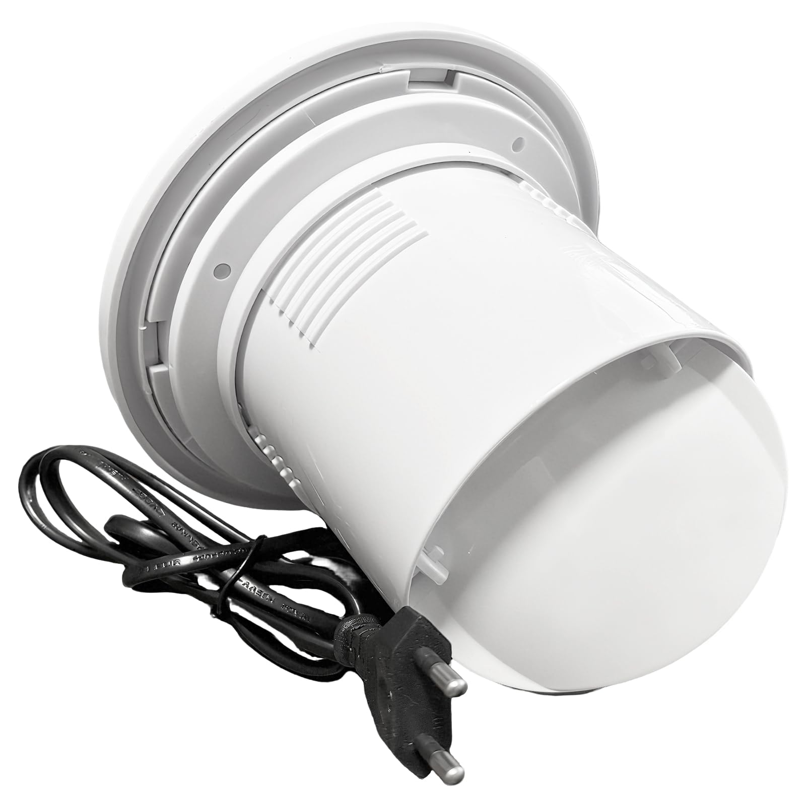 Ventilatore bagno 100 mm, Silenzioso Aspiratore bagno, Estrattore aria 130m³/h, Per Bagno,Wc,Cucina,Garage, Ventola aspirazione Vortice Basso Consumo Energetico Con Valvola di Ritegno (4 inch)