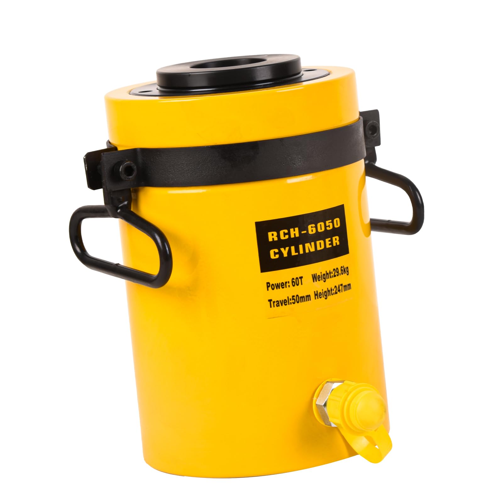 Snapklik.com : LCyindu 60T Hollow Single Acting Hydraulic Ram Cylinder ...