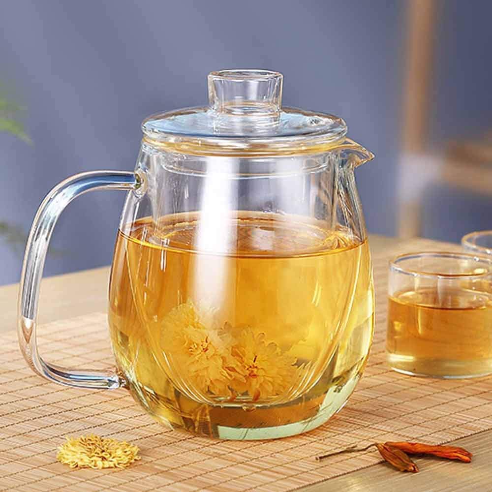 Czajnik z zaparzaczem czajniczek 600 ml szklany czajniczek do herbaty hotel jaśminowa herbata impreza solidny kuchnia herbata zielona herbata szklany czajniczek salon narzędzie kuchenne czajniki