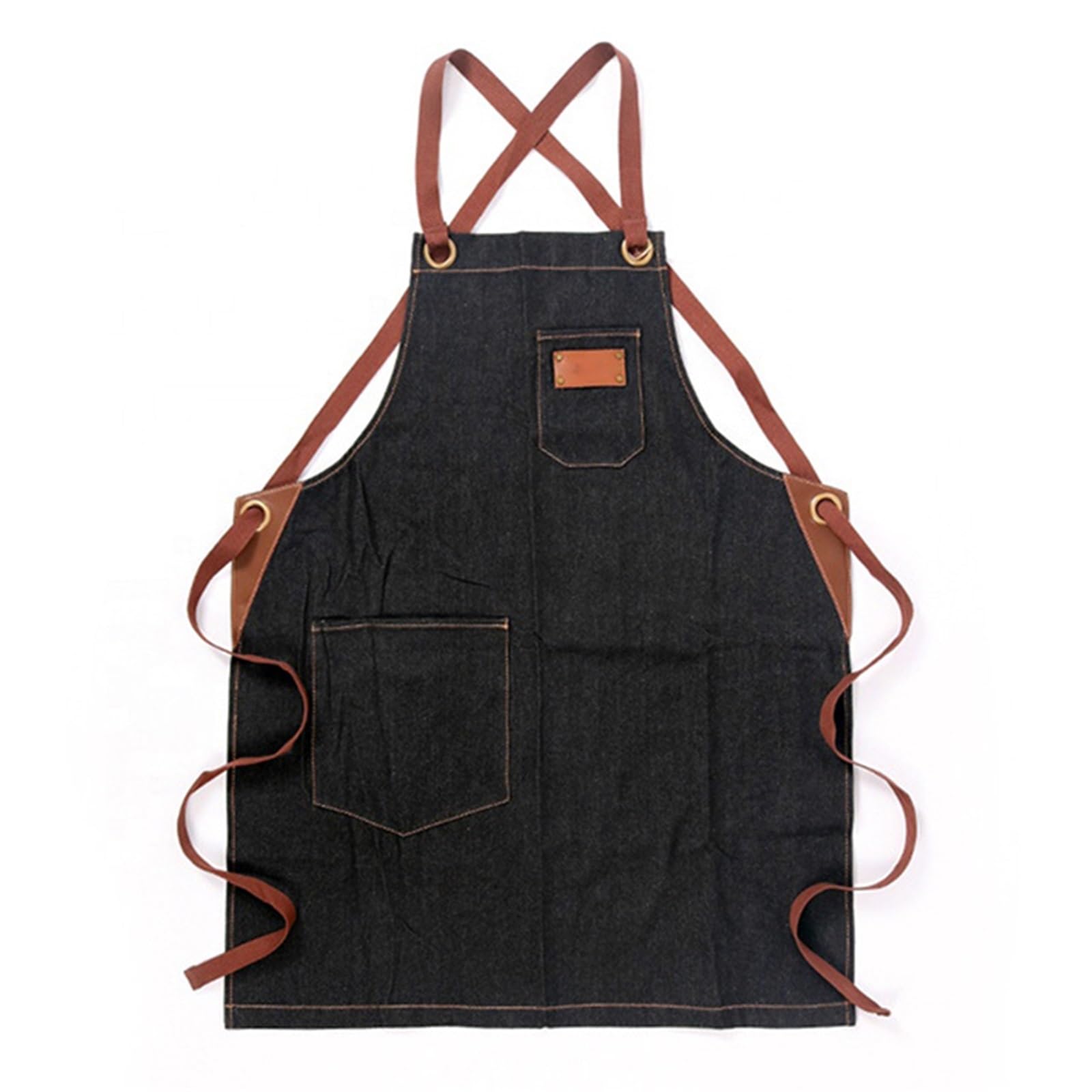 Delantal de mezclilla ajustable herramientas barbero Delantales barbacoa hombre Overol para Soldadura, Herrero