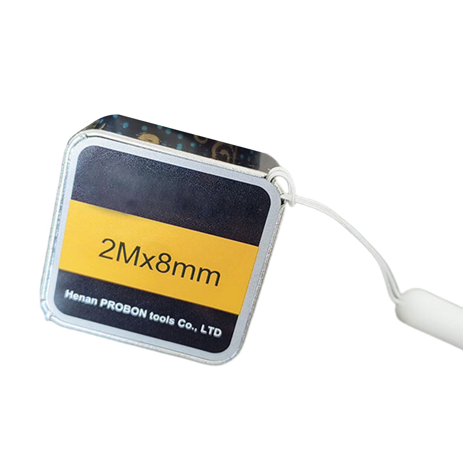 Kalttoy Light Shaped Miniature Retractable Steel Tape 2M With Clear Marking Steel Rulers Perfect For Engineers And Handymen Miniature Tape Measure