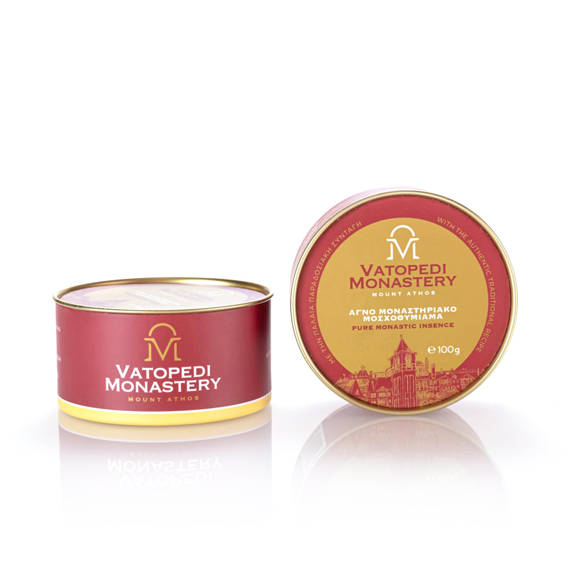 Pure Monastic Incense from Mount Athos with The Authentic Traditional Recipe 100gr (Myrrh)