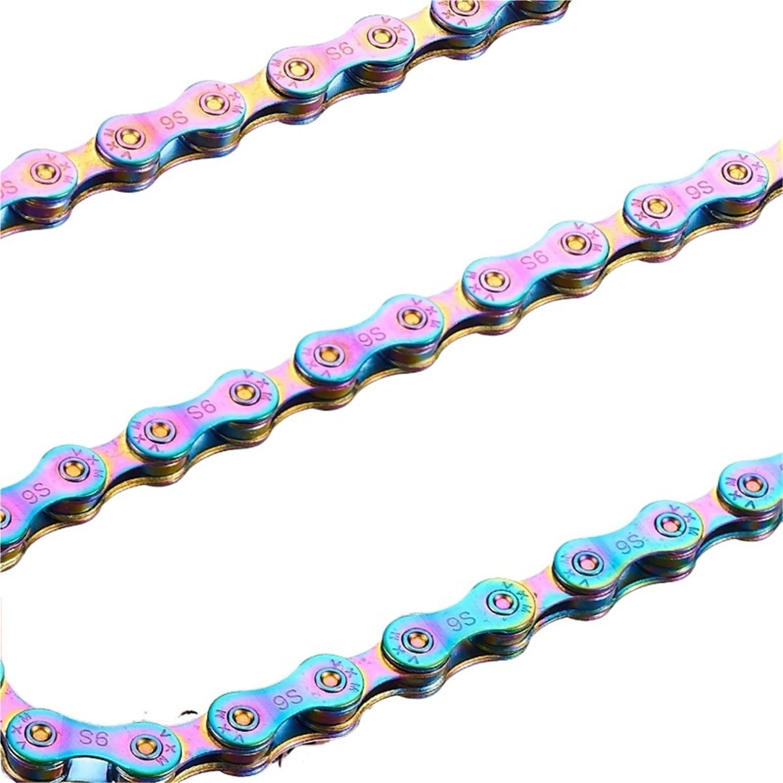 Compatibile con la catena generica for bici da 8-11 velocità | 114-116L rivestito Ti-N con Quick Link Fit MTB da strada(11speed)