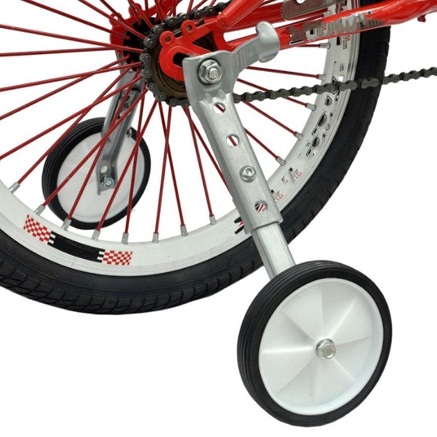 Castor Wheels, Ruedas de Entrenamiento para Bicicletas para Niños, 1 Par, Color Blanco, Tamaño 11 x 2.5 cm miniatura 3