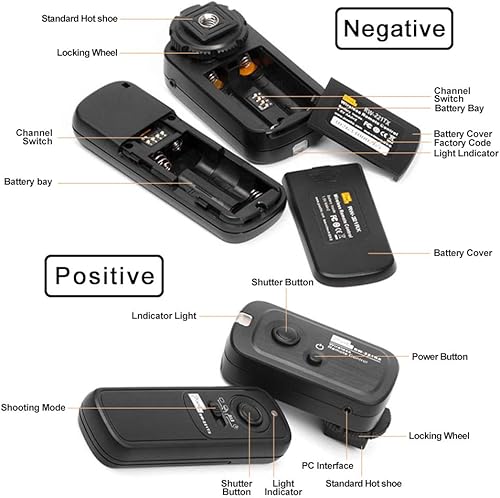 Miniatura 3 de Pixel RW-221 DC2 Temporizador inalámbrico con cable Intervalómetro de control remoto para Nikon DSLR Z7 Z7II Z6 Z6II Z5 D5600 D3300 D5000 D5100