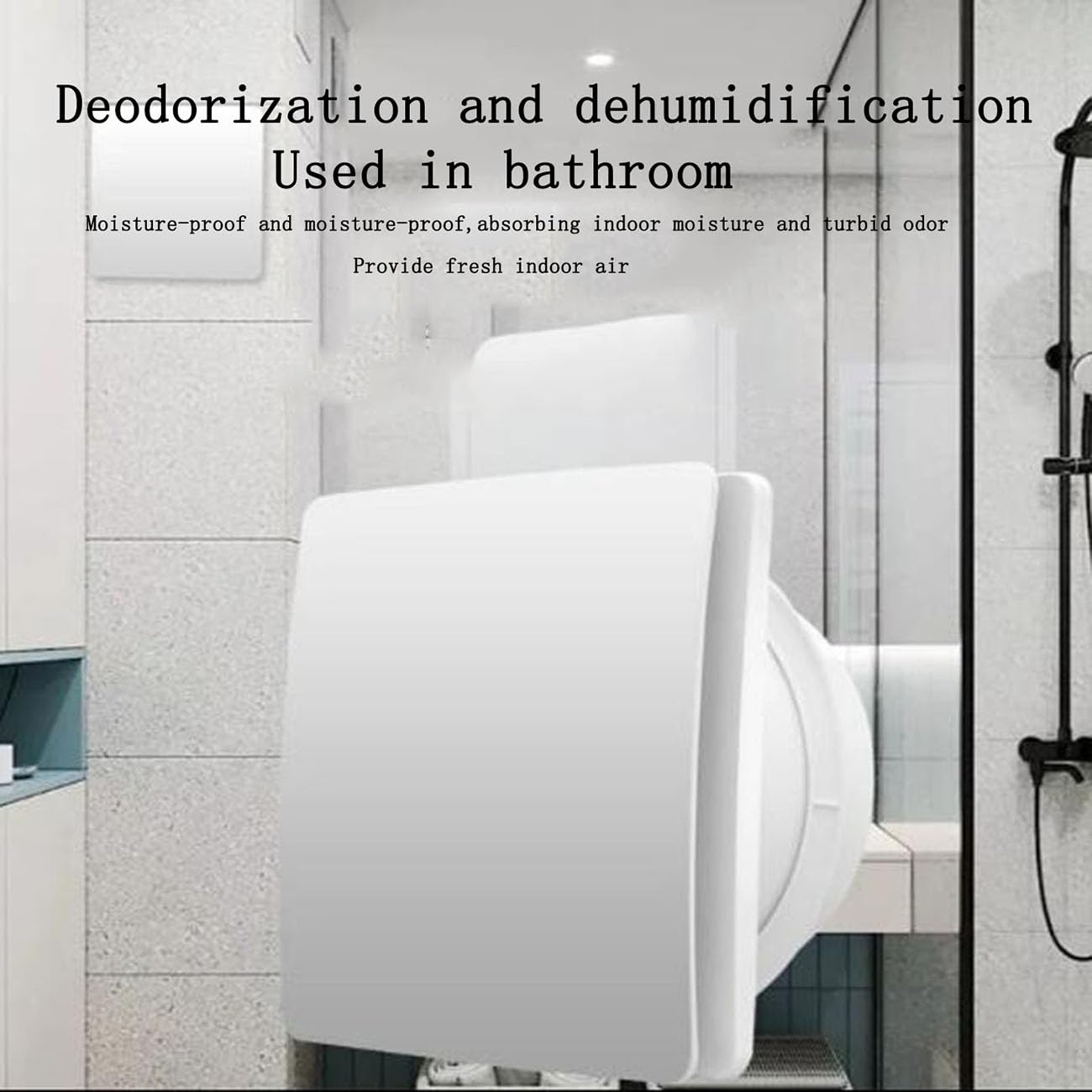 ICEMOB Ventola Aspirazione Bagno,Estrattore Aria con Valvola di Ritegno,Estrattore Aria Silenzioso 190 M³/Ora,per Cucina,Toilette,Servizi Igienici, Garage,A,6 Inches