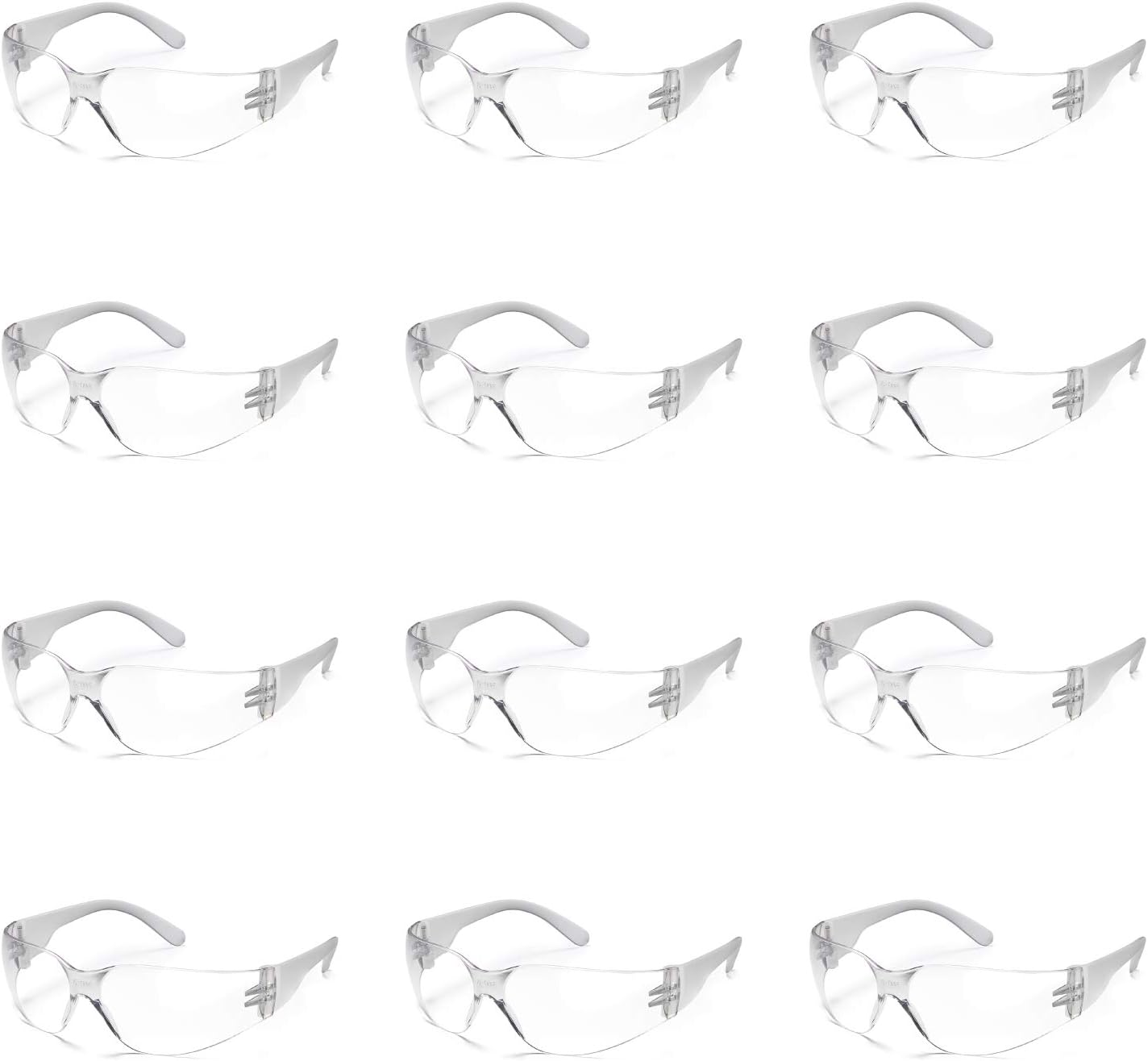 12 Pack Safety Glasses ANSI Z87+ Certified Protective Eyewear Goggles for Men and Women with UV Eye Protection