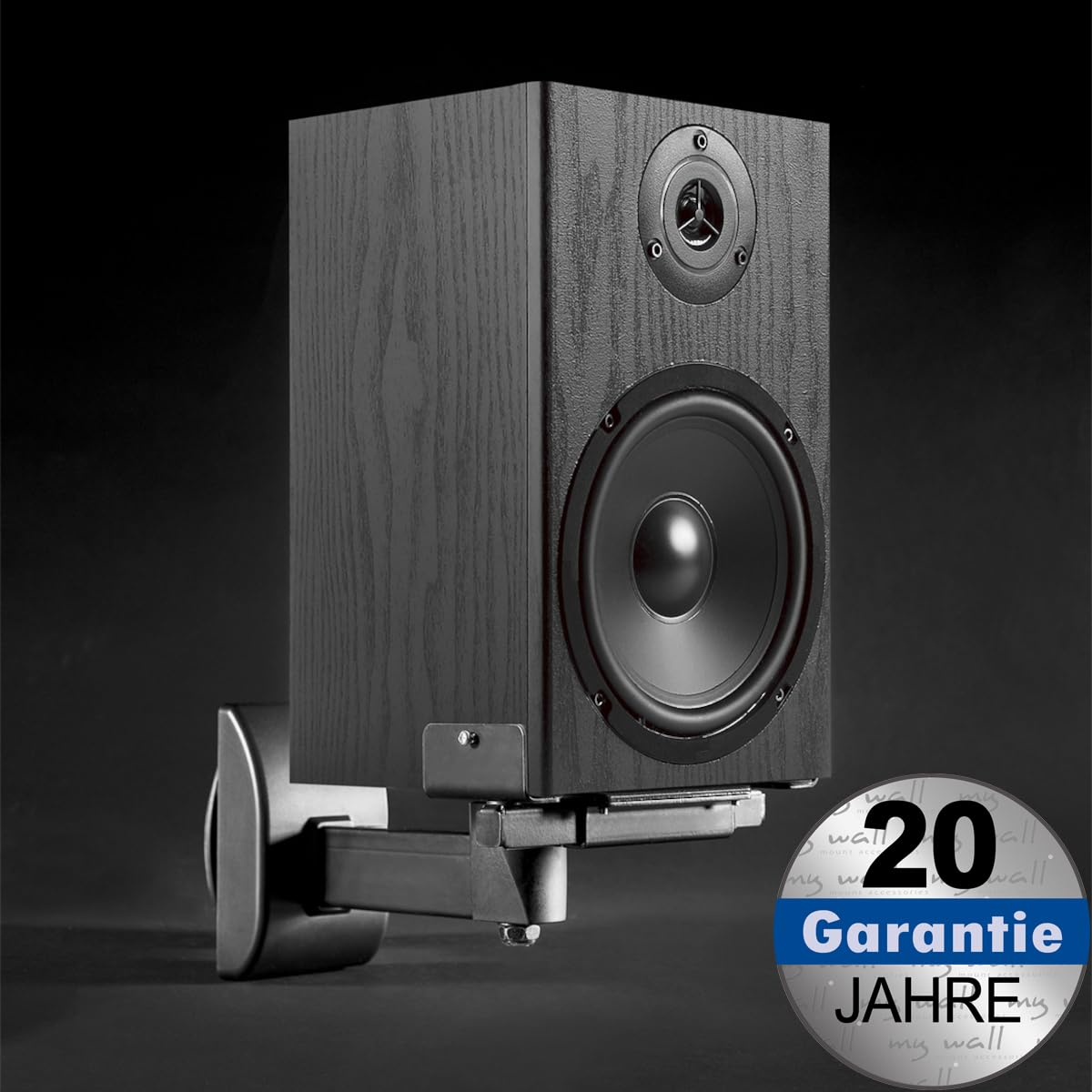 myWall HB7L supporto da parete per casse acustiche Inclinabile, Distanza dal muro (max): 286 mm Nero 2 pezzi