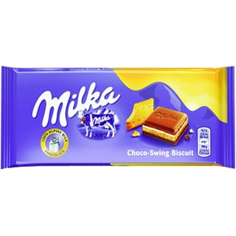 Chocolate Milka | Choco Swing | Milka Bulk Pack | Milka Bar Chocolate | 18 Pack | 1800 g Total