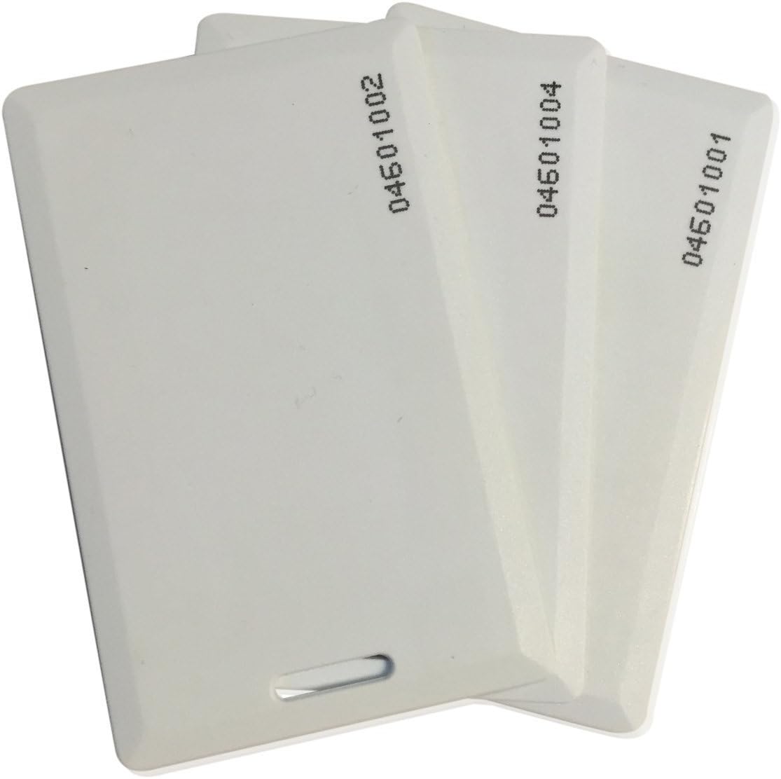10 pcs 26 Bit Proximity Clamshell Weigand Prox Swipe Cards Compatable with ISOProx 1386 1326 H10301 format readers and systems. Works with the vast majority of Keyless entry access control systems
