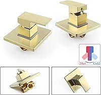 Vista 7 de SKOWLL Kit de Válvula de Ducha Oro Cepillado Kit de Ajuste de Válvula de Mango de Ducha, Montaje en Pared Función Única Kit de Válvula de Control