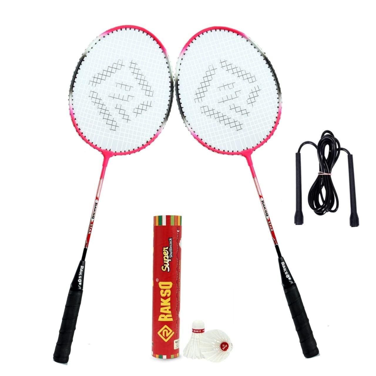 See full amazon price history chart for RAKSO Badminton Racquet Set of 2 for Kids & Adults with 3 Piece Feather Shuttle Cock with Combo Set Steel Shaft Badminton Racquet Shuttlecock Black Skipping Rope RAKSO Badminton Racquet Set of 2 for Kids & Adults with 3 Piece Feather Shuttle Cock with Combo Set Steel Shaft Badminton Racquet Shuttlecock Black Skipping Rope (B0BN1Y3TH9) Amazon Price History, Amazon Price Tracker