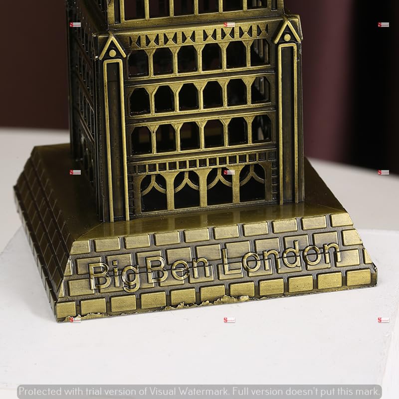 Image of SATYAM KRAFT 1 Pcs UK World Famous Building for Wedding Decorative Showpeice Idol for Home Decor, Living Room, Gifts, Desk Decor, Stand Holder, Office Desk, Tabletop (UK (The Big Ben))