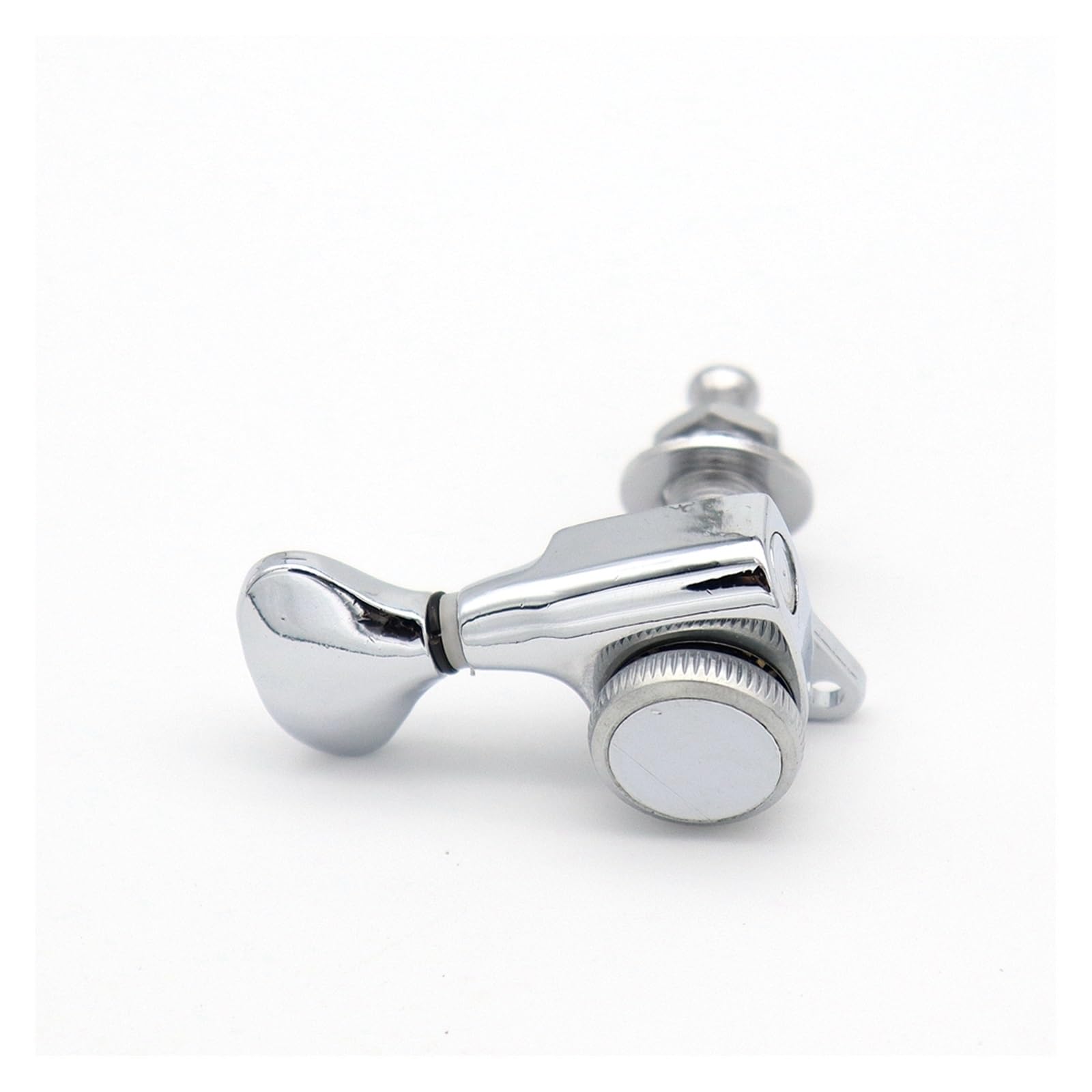 6 pezzi piroli for chitarra sinistra/destra accordatori di blocco meccaniche for corde di chitarra for chitarra elettrica acustica cromata(6R chrome)