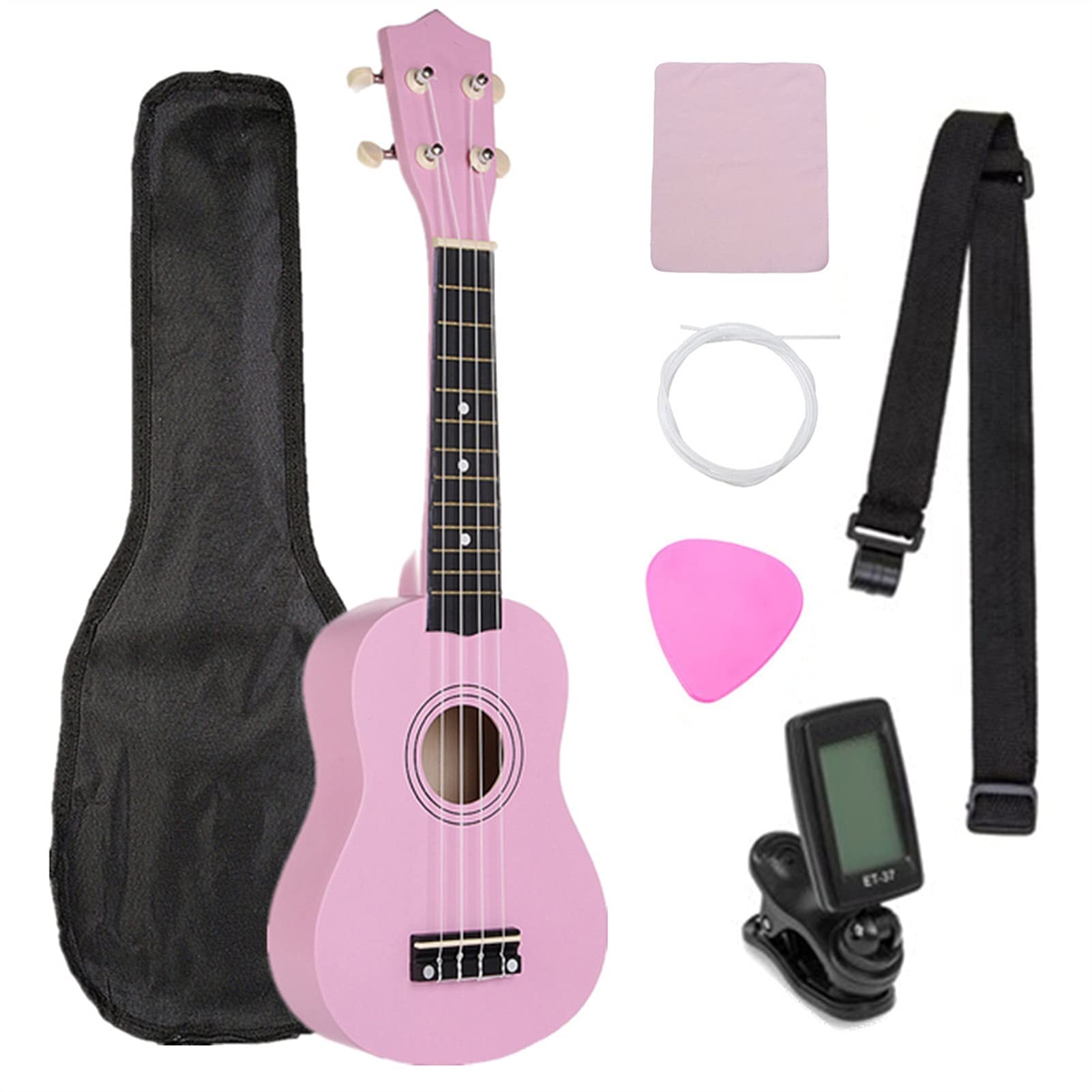 Kit Ukelele Ukulele principianti 21 Pollici Ukulele Saxophone Beginner Ukulele Guitar Mini Ukulele Tenor 4 Corde Legno Ukulele Hawaiian Mini Guitarra Musicla Regali