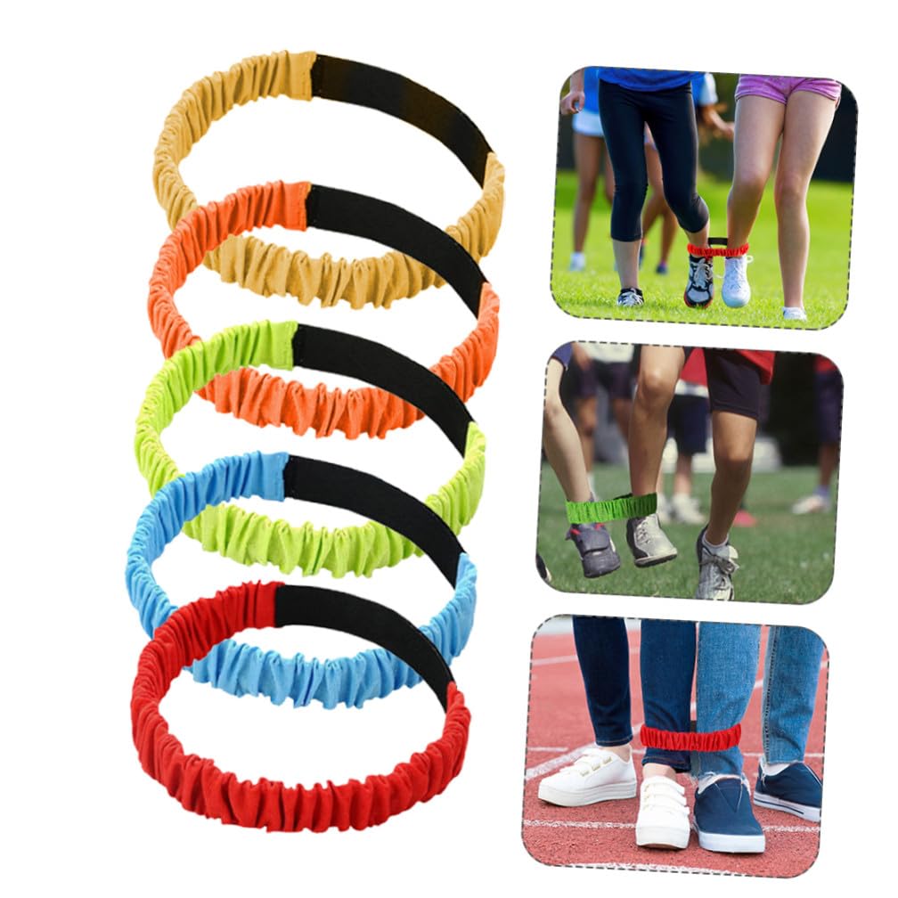 SUPVOX Cinghia Cintura Corsa A Tre Gambe Cravatta Di Corda Razze Bande Elastiche Fascia Elastica Oggetti Di Scena Di Giochi Creativi Puntelli Di Interazione