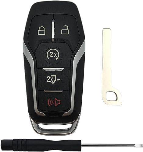 Funda de repuesto para llavero remoto de entrada sin llave para Ford F150F250 2015 2016 2017 (5 botones B)