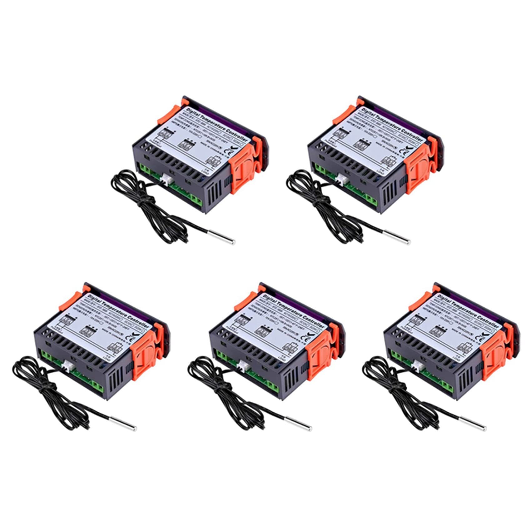 5X -3000 110 V-220 V 30A NaciśNij Cyfrowy Termostat Regulatora Temperatury z NarzęDziem KontrolująCym Czujnik
