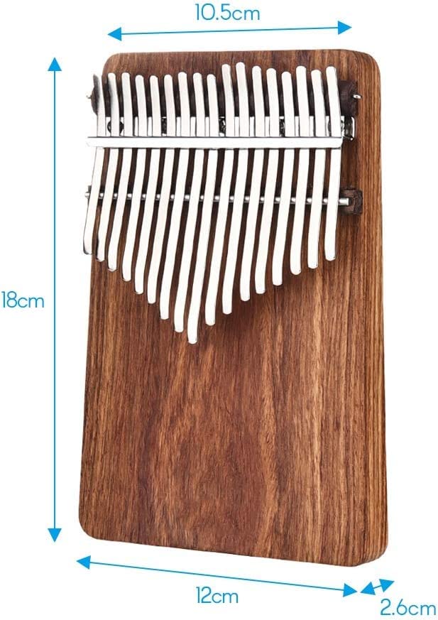 Mini Finger Kalimba Thumb Piano Kalimba 17 Touches Portable Thumb Piano Matériau en Bois Massif + Sac de Rangement Sac… - Les Beatles, Paul McCartney, John Lennon, RIngo Starr, George Harrison Mini Finger Kalimba Thumb Piano Kalimba 17 Touches Portable Thumb Piano Matériau en Bois Massif + Sac de Rangement Sac… – Image 3
