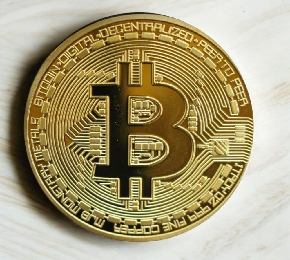 Goldmünze 1oz PfX Physische Goldene Bitcoin Saler ünze [it 24-Karat Echt-Gold  Escape From Tarkov