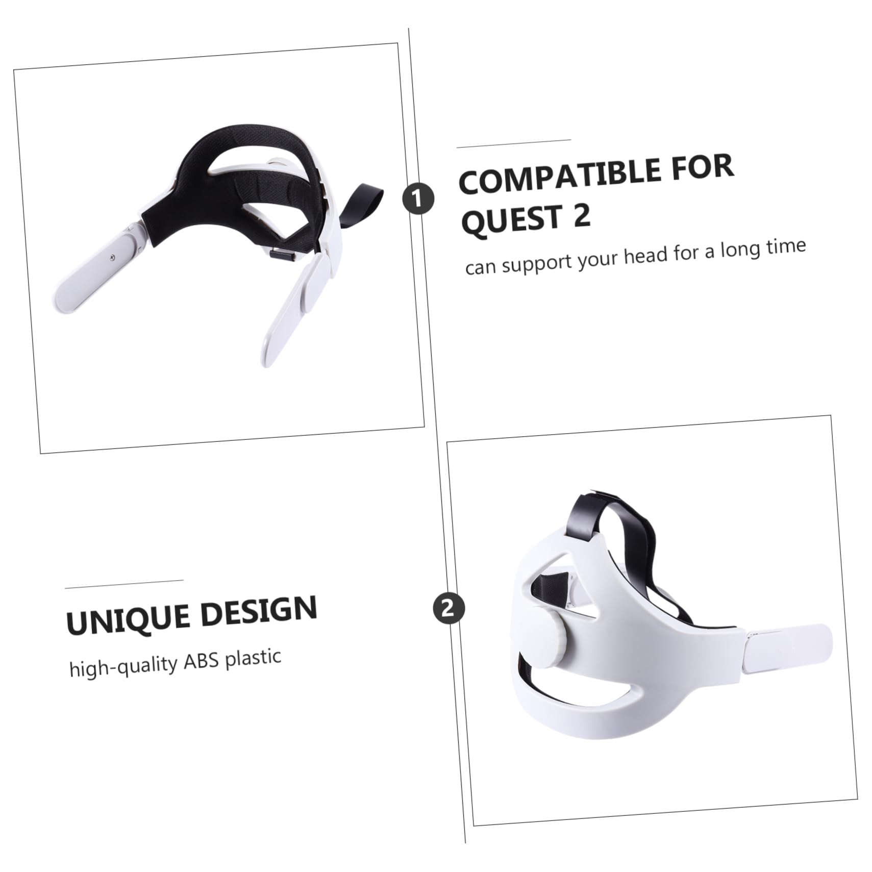 HEMOTON Ajustable para Auriculares VR Compatible Diseño Ergonómico y Presión Facial para Largas Sesiones