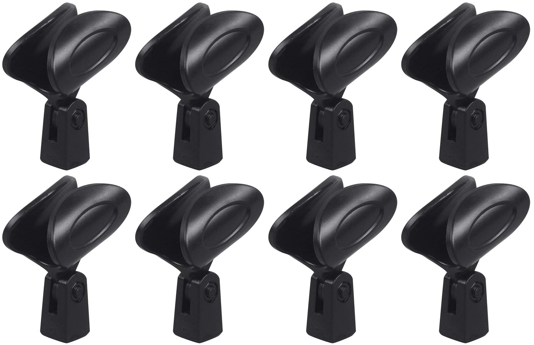 8 Rockville Universal Wireless Microphone Clip Flexible Plastic+Copper Threading