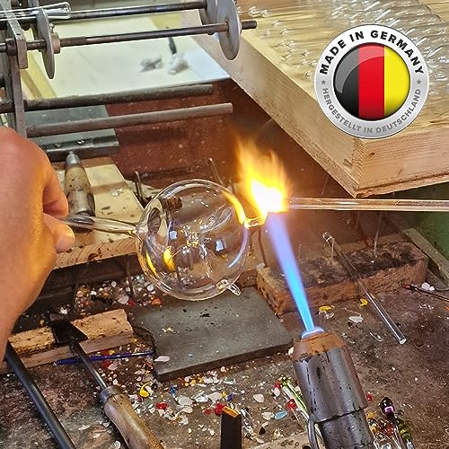 Fliegenfalle zum Stellen und Hängen d 8 cm mundgeblasen handgeformt Lauschaer Glas das Original