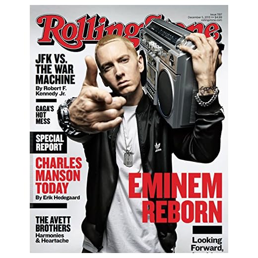 Eminem Rolling Stones Cover Wall Poster Print Art Decoration 16x20 Inches