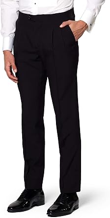 Opposuits Men's Formal Outfit - Premium Tuxedo Suit - Slim Fit -Includes Blazer, Pants and Bow Tie