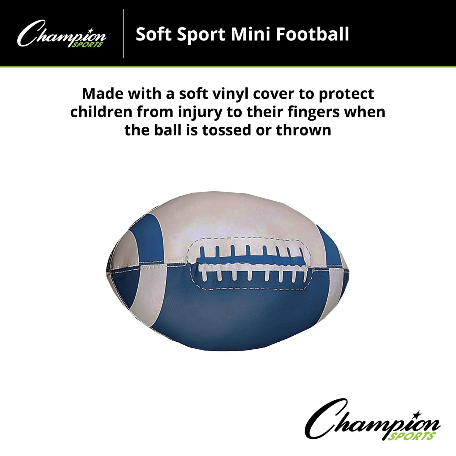 Champion Sports Suave Espuma Mini balón de fútbol