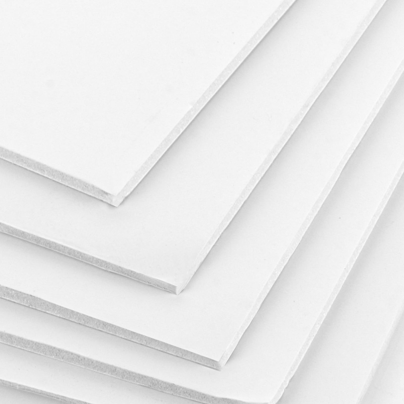 MIVIDE 30pcs Carton Plume 3mm, 30 x 20 cm Plaque Polystyrène Blanc, Carton Plume Blanc 3mm, Plaque Mousse pour Montage, Artisanat, Publicité, Art, Affichage
