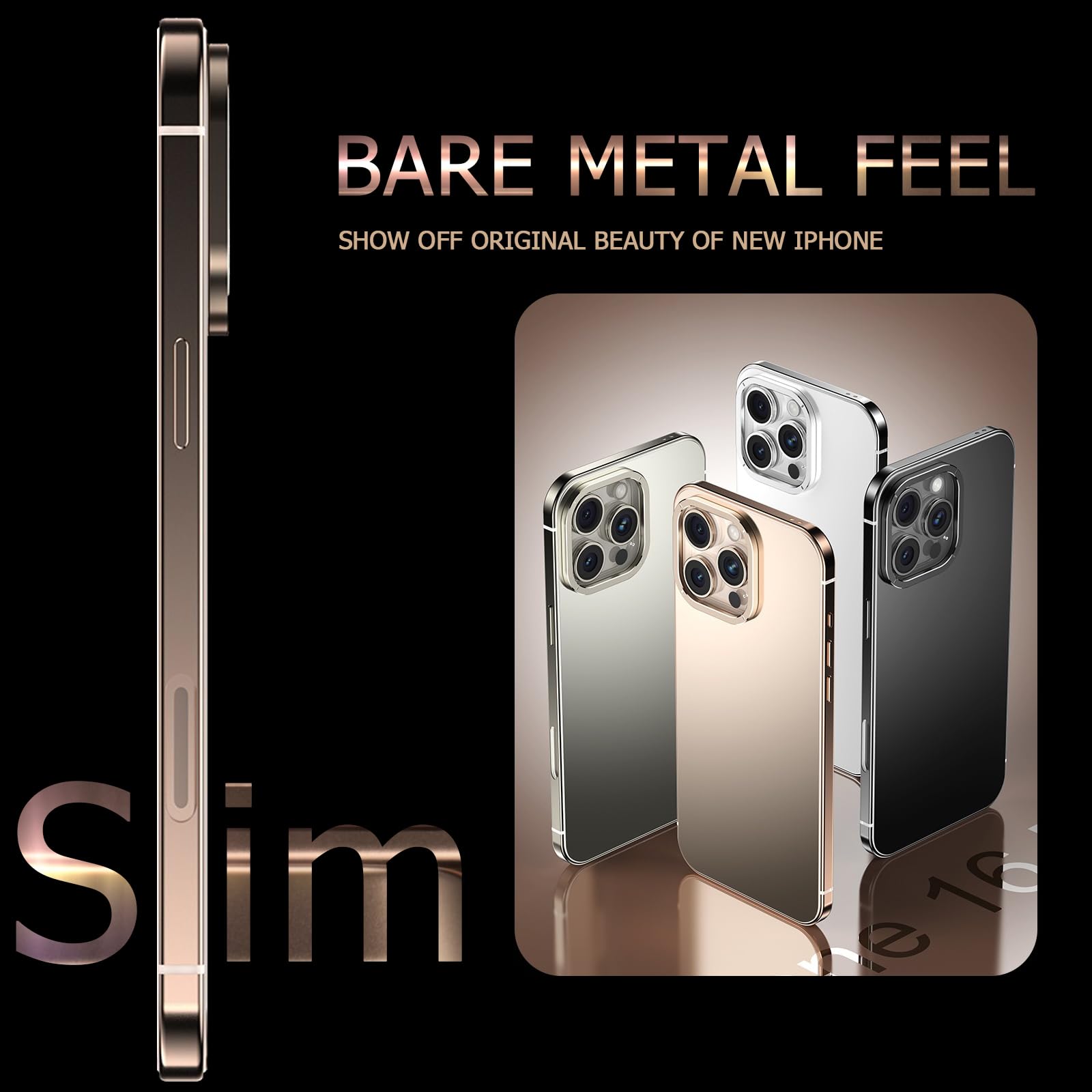 Amazon.co.jp: iPhone 16 Pro Max/16 Pro用ケース、プロレベル1:1