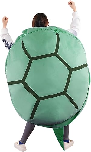 MUVLUS Almohadas de concha de tortuga, almohada de felpa extraíble de tortuga de peluche de animal de peluche divertido, regalos para niños y niñas