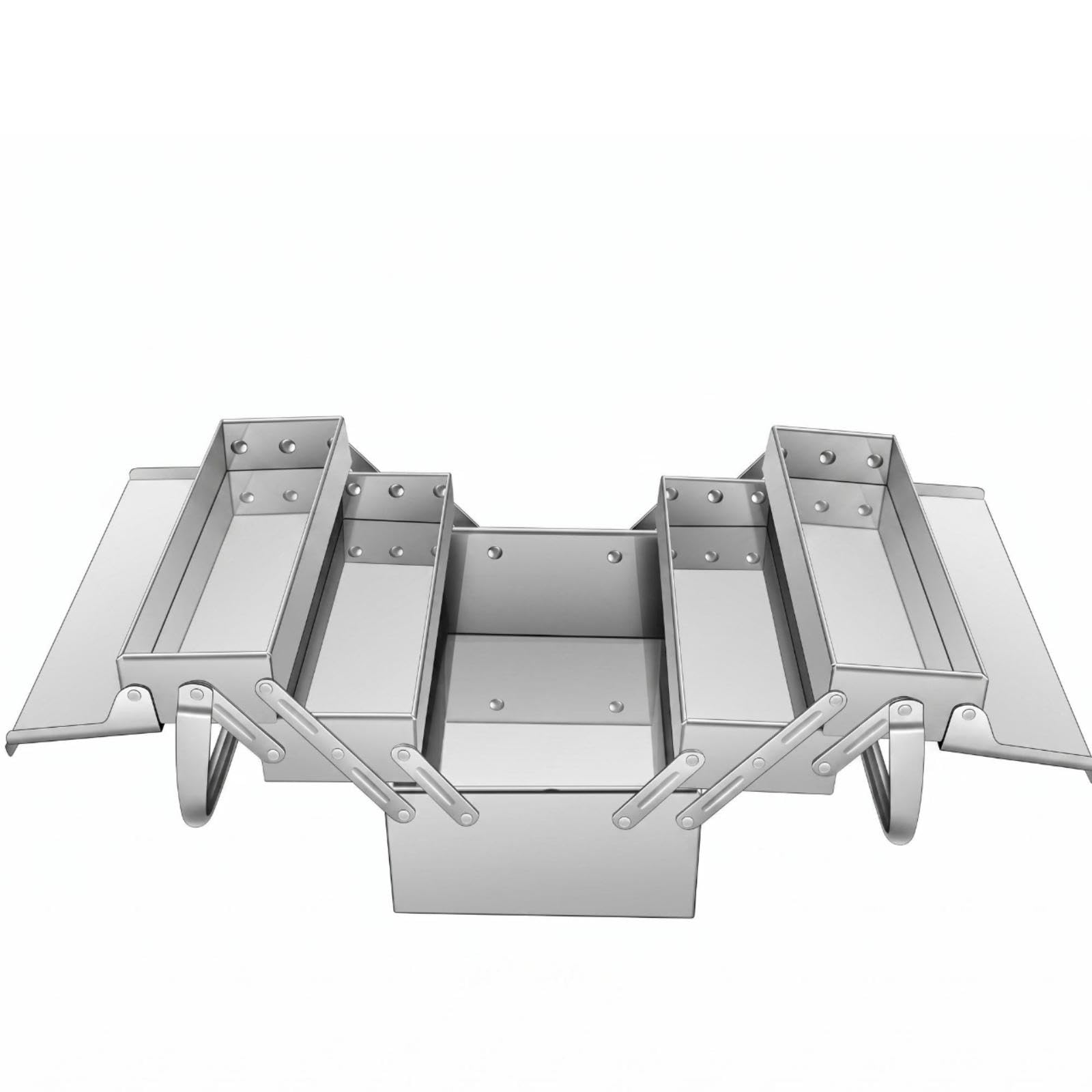 Stainless Steel Foldable Three-Layer Hinged Side Sections 3 Tier 3-layer-35-20-20-image-33