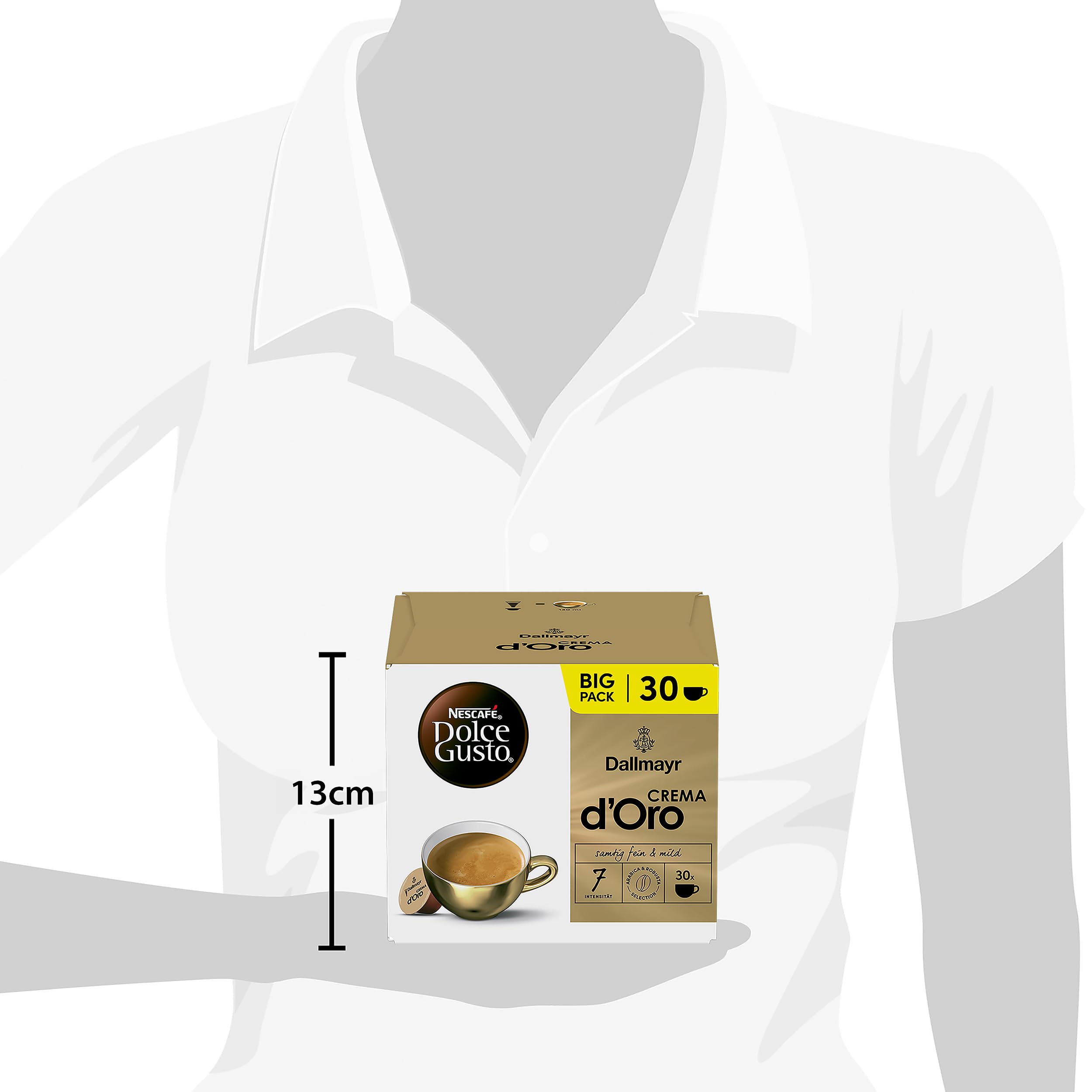 NESCAFÉ DOLCE GUSTO DALLMAYR Crema d'Oro Kaffeekapseln (3 x 30 Kapseln)