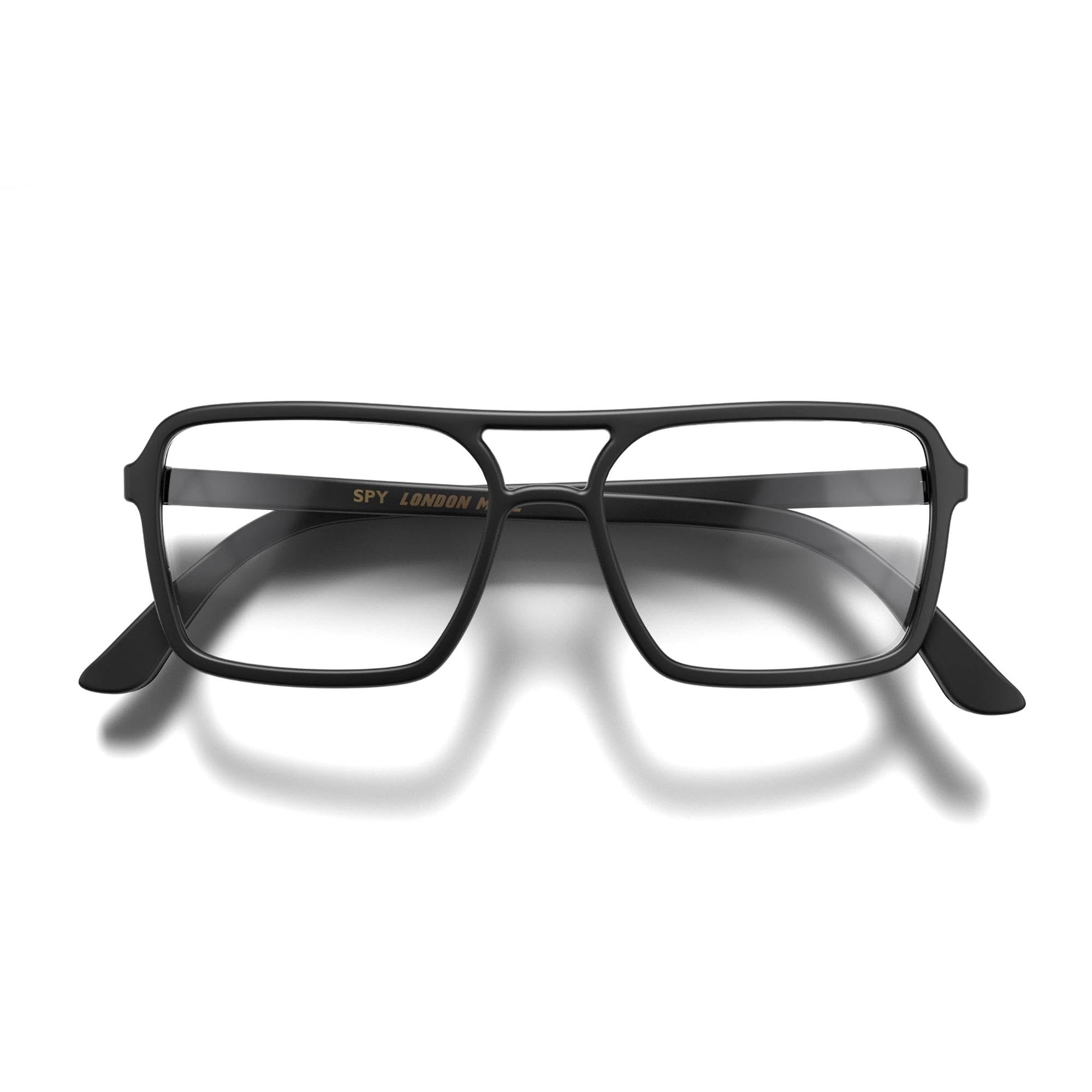 LONDON MOLE® Spy reading glasses | Cool square shaped pilot style readers | Men’s Women’s Unisex | Spring hinges