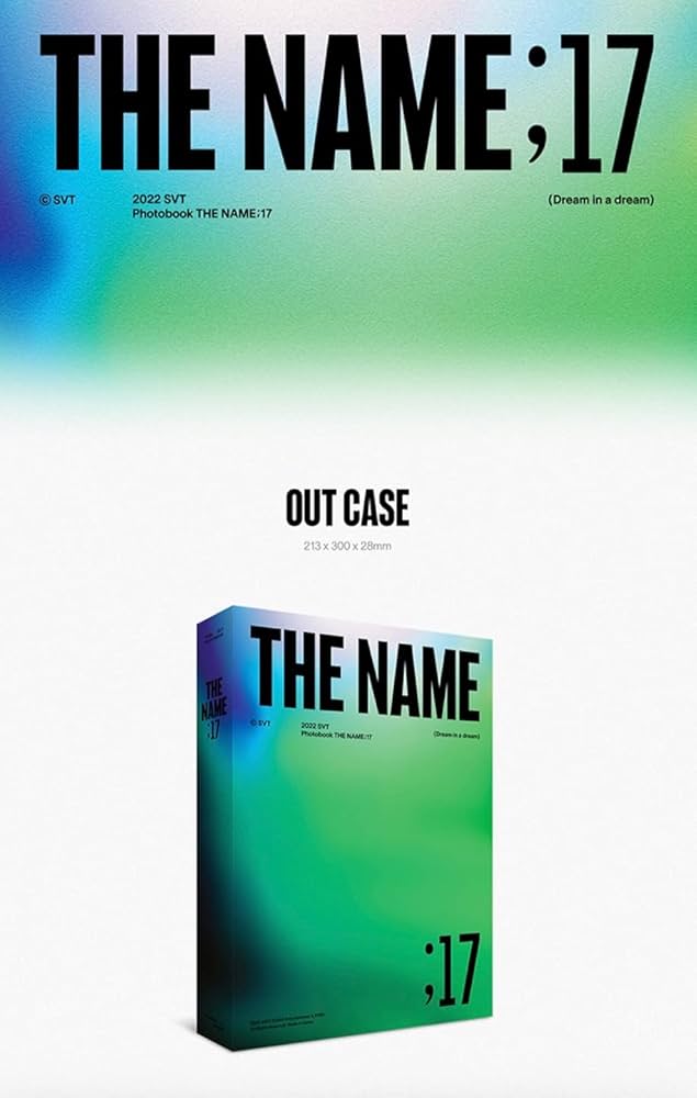 SEVENTEEN PHOTOBOOK THE NAME;17