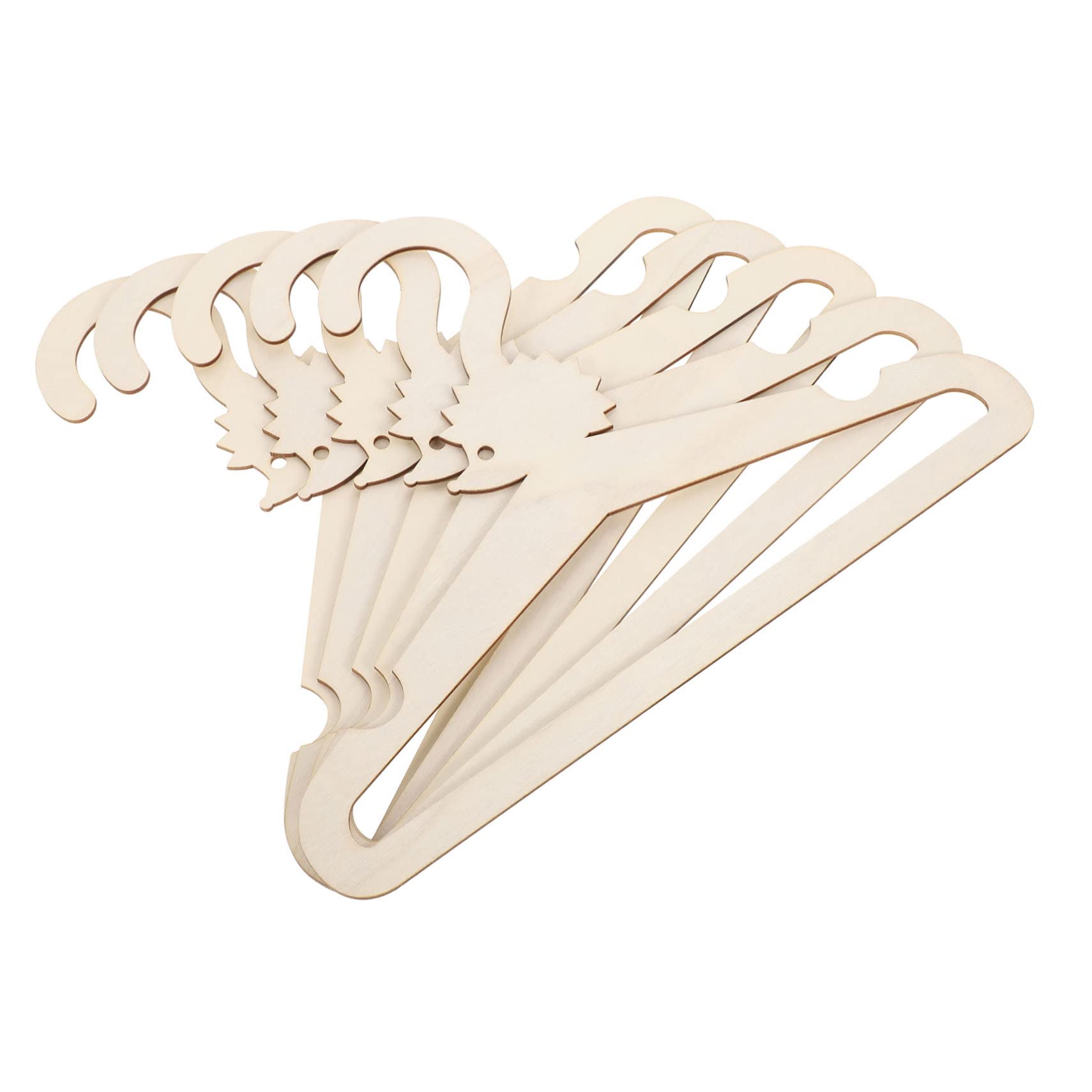 Cabilock 5pcs DIY Animal Clothes Hangers for Clothes Non Slip Design for Nursery Organization and Creative Fun for Boys