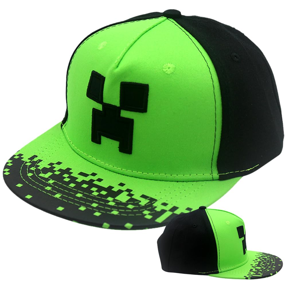 Cappello da Baseball per Bambini, Cappello da Sole con Visiera Piatta, Cappello Sportivo, Cappello Spiaggia, Casuale, Regolabile, Cartoon, Grigio, 2-8 Anni