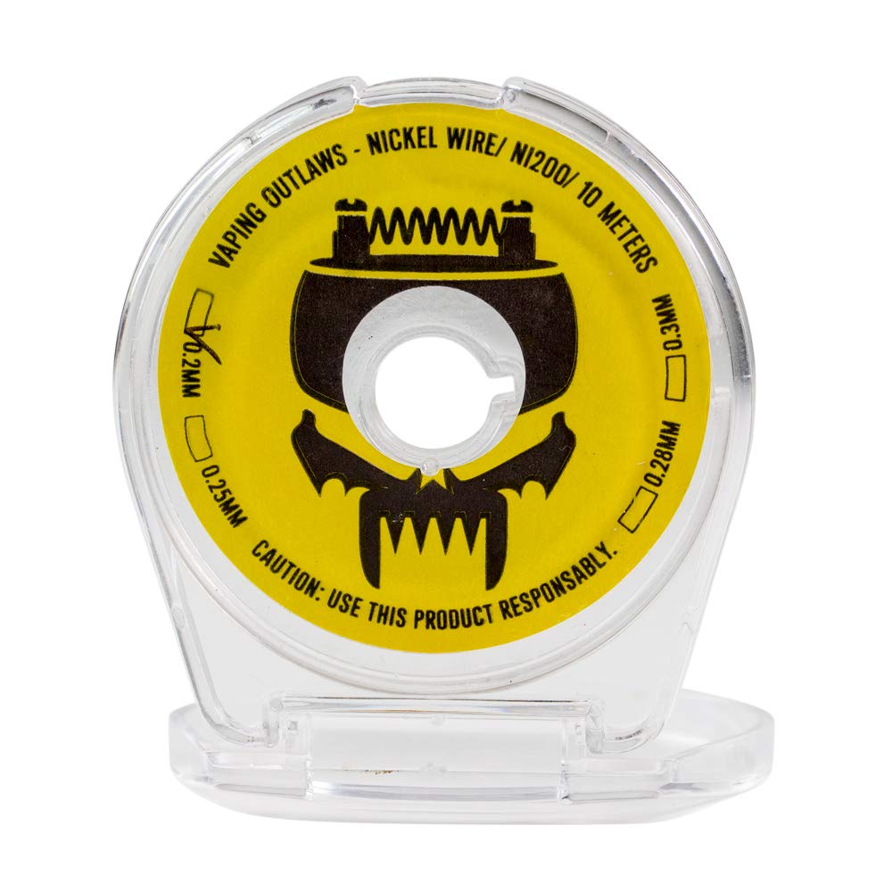 Vaping Outlaws Ni200 Nickel Wire Spool 10Meter Spool of Heat Resistance NiChrome Wire for