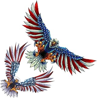 VICASKY Adesivo Decorativo 4 Peças Adesivo De Águia Americana De Automóveis De Motocicleta Americanos Bandeira Eua De Carro Adesivo De Bandeira Americana De