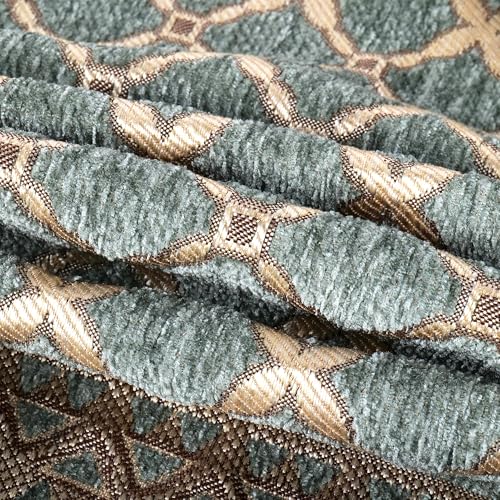 Image of Premium Chenille Woven Anti-Slip 3 Seater Sofa Cover | L-Shape Sofa Seat Protector for Living Room | Durable & Stylish Slipcover -Teal