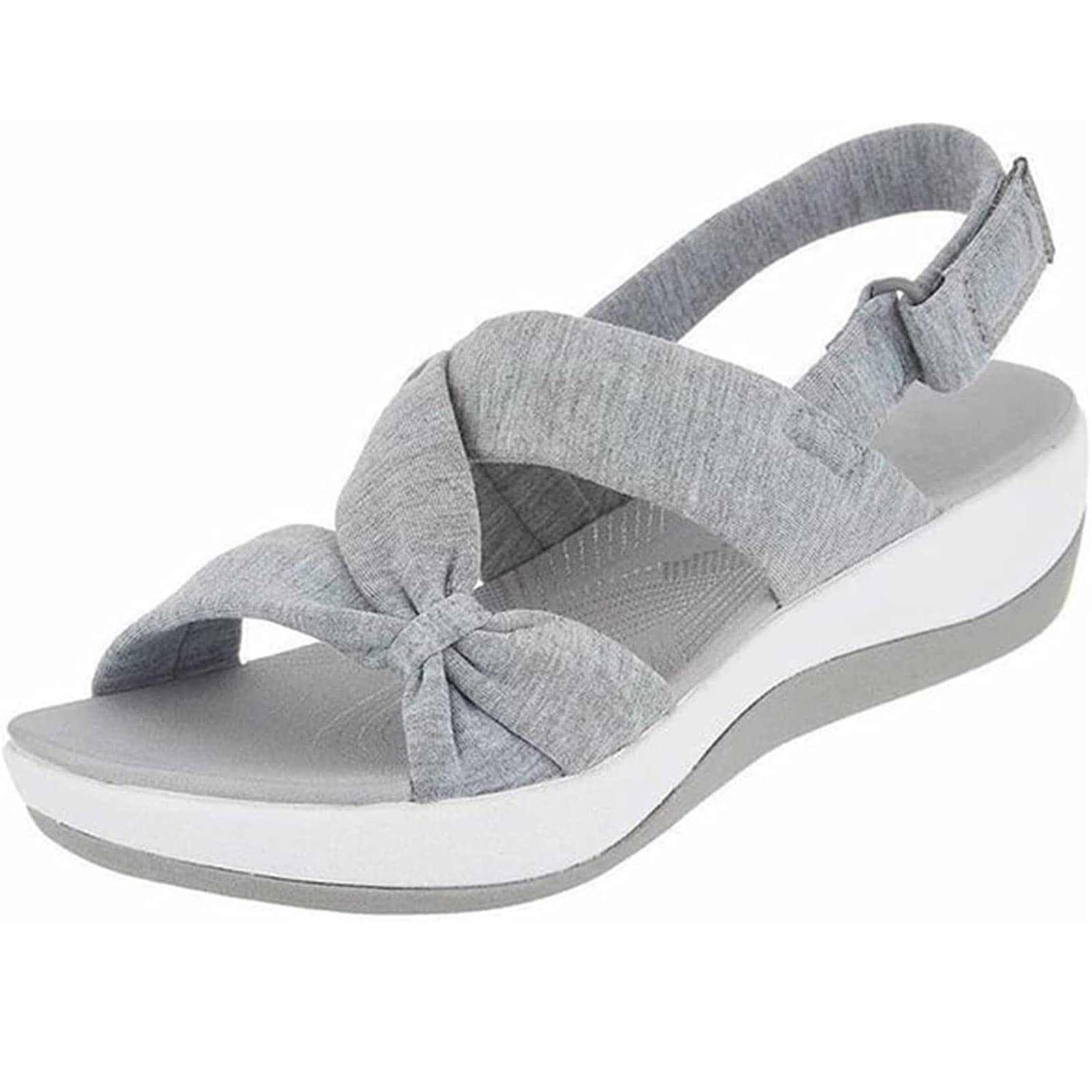 GenericWomen's Dr.Care Orthopedic Arch Support Reduces Pain Comfy Sandal, 2023 New Women Orthopedic Sandals Arch Support, Comfortable Good Arch Support Strappy Walking Sandals for Women