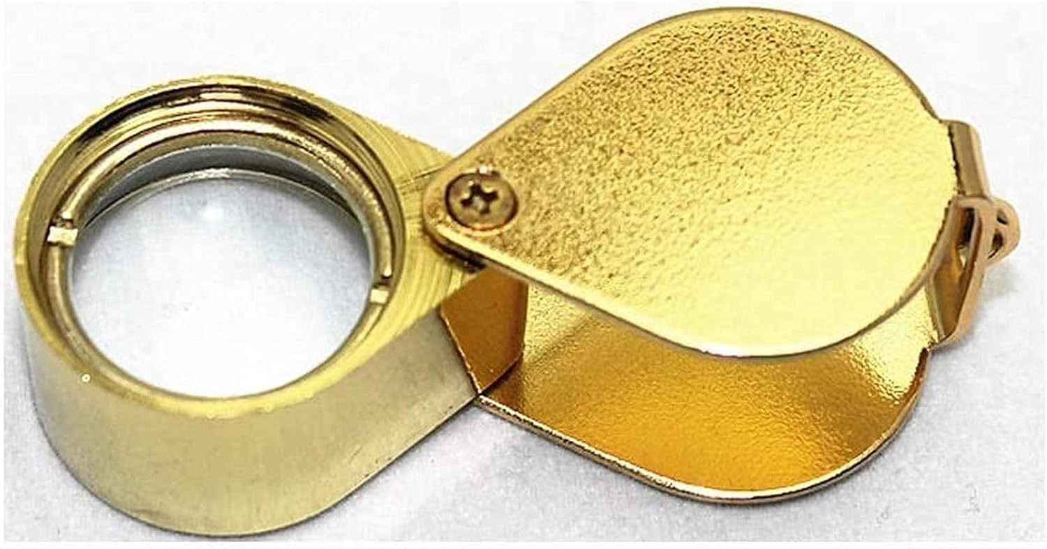 cvhtroe Lupa Lupa para Pasatiempos, Lupa de Lectura 30 Veces Lupa de Bolsillo Lupa de Ojo de Paloma portátil Completa