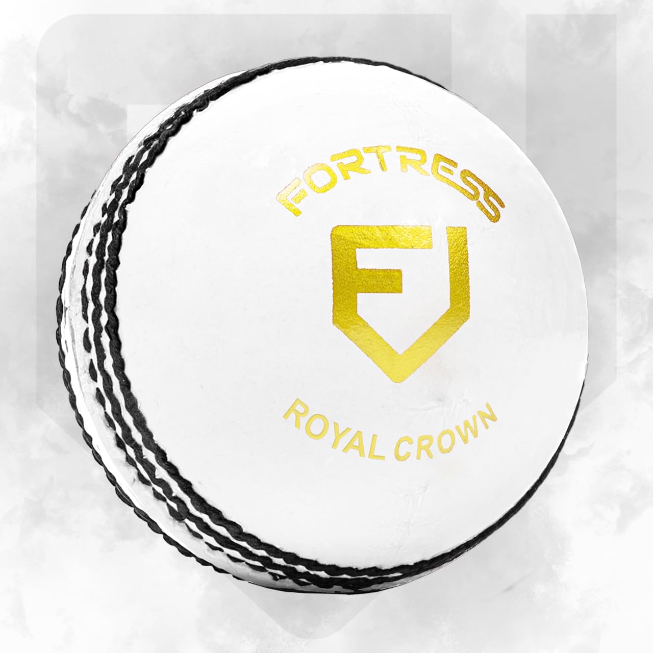 FORZA Fortress Royal Crown Cricket Bälle - Hochwertiger handgenähter Leder Cricketball [5.5oz, 5oz oder 4.75oz] - 4 Farboptionen