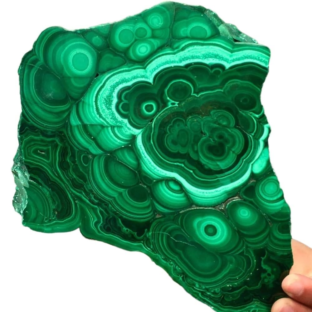 Stone Malachite Crystal Quartz Cluster Coarse Specimens(Size:200-250g)