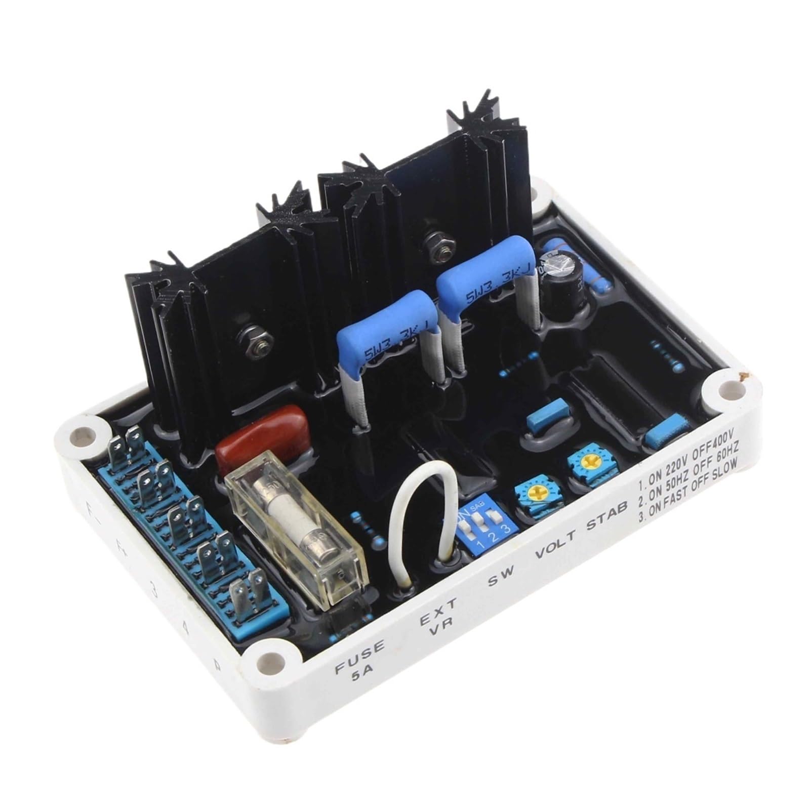 PWANUIGTE 1pcs EA04C AVR Diesel Generator Automatic Voltage Regulator Stabilizer Control Module Panel Brushless Genset Accessories