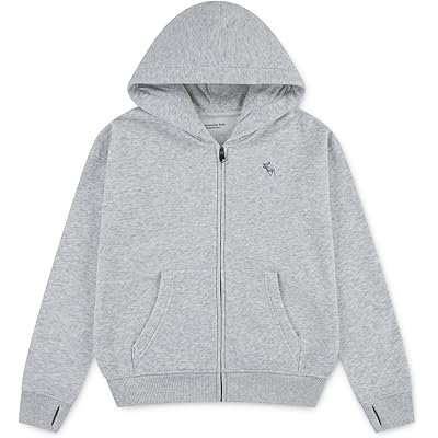 Толстовка abercrombie kids Essentials Full Zip Hoodie(Big Kid)