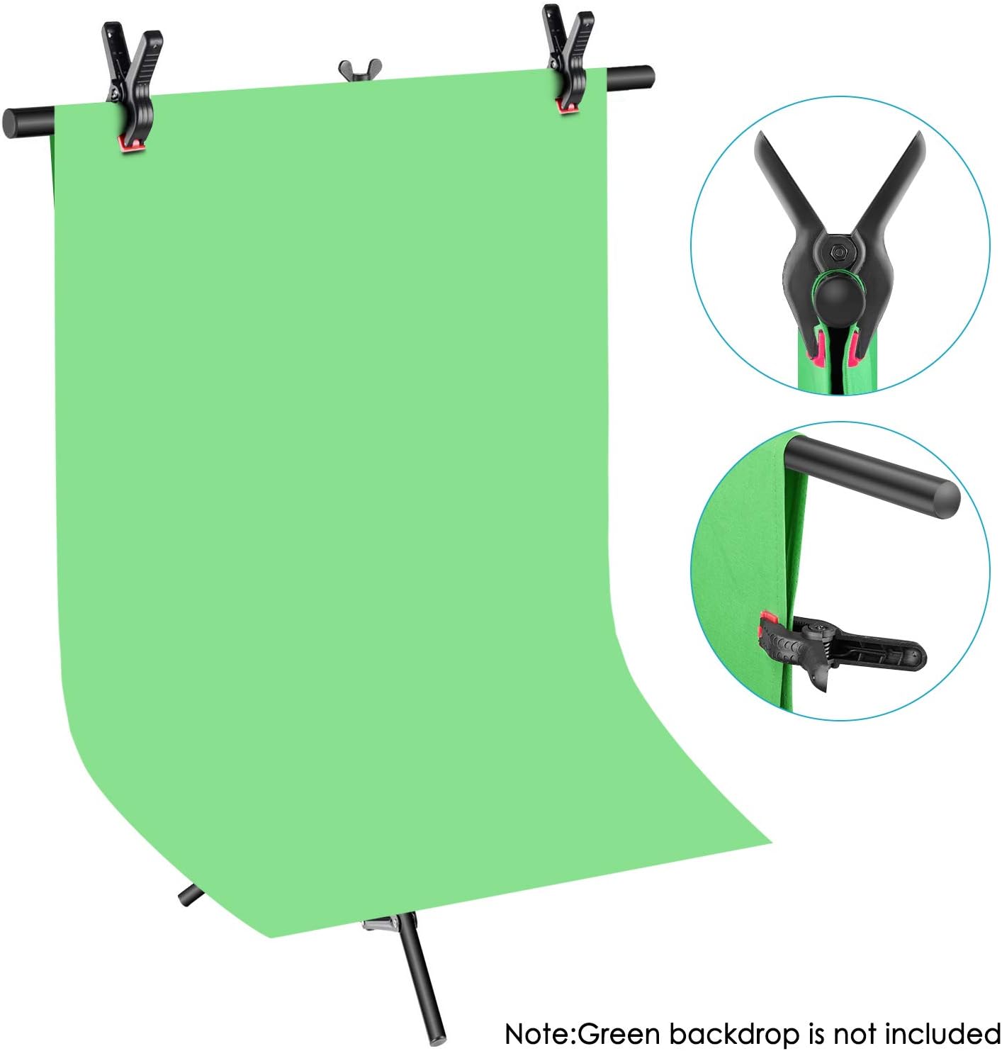 Hоttеѕt Sаlе Neewer T-Shape Background Backdrop Support Stand Kit: 32-80 inches/81-203 Centimeters Adjustable Tripod Stand and 35.4 inches/90 Centimeters Crossbar with 2 Tight Clamps for Video Studio Photography Flаѕh Dеаlѕ - 50% оƒƒ Neewer T-Shape Background Backdrop Support Stand Kit: 32-80 inches/81-203 Centimeters Adjustable Tripod Stand and 35.4 inches/90 Centimeters Crossbar with 2 Tight Clamps for Video Studio Photography